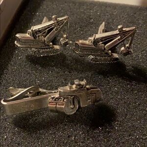 Vintage “Anderson Loader” Cuff Links & Tie Clip